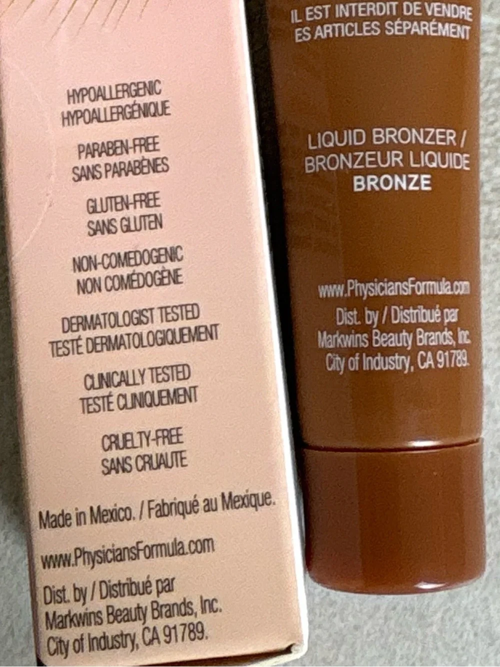 Physicians Formula Liquid highlighter & Bronzer Mini/ Travel size